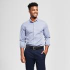 Target Men's Standard Fit Ultimate Button-down Dress Shirt - Goodfellow & Co Blue Plaid