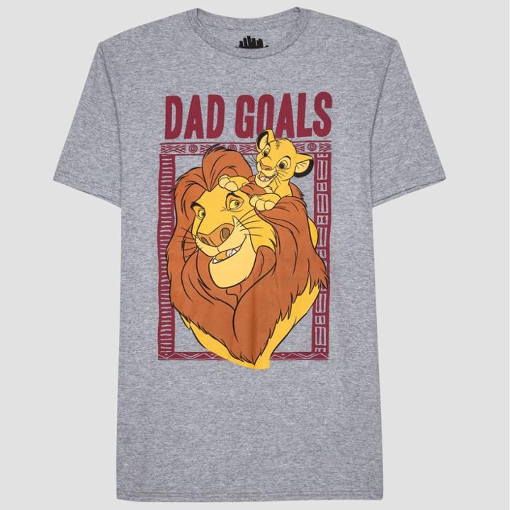 The Lion King Men's Dad Goals Lion King Short Sleeve Graphic T-shirt London