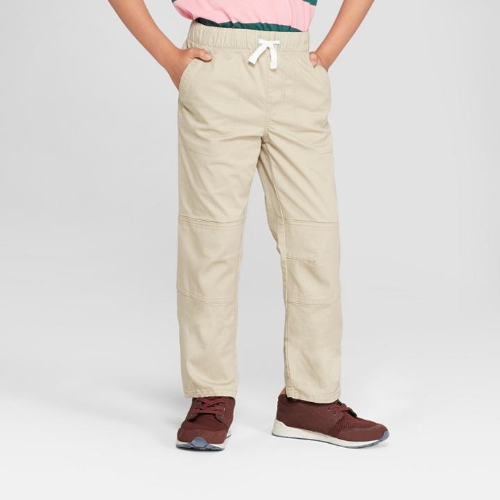 Boys' Pull-on Pants - Cat & Jack Beige