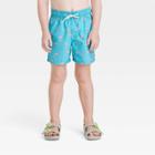 Toddler Boys' Flamingo Swim Shorts - Cat & Jack Blue