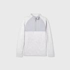 Boys' Fleece 1/4 Zip Pullover Sweatshirt - All In Motion Gray