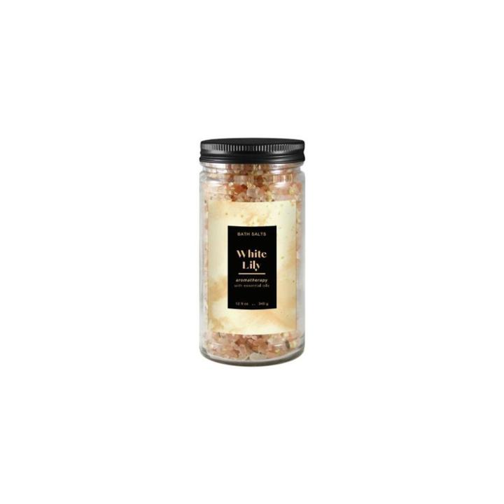 White Lily Glass Jar Bath Soaks - 12oz - Target Beauty