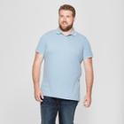 Men's Big & Tall Short Sleeve Loring Polo T-shirt - Goodfellow & Co Windstorm Blue
