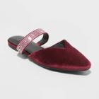 Women's Maxine Mules - A New Day Burgundy