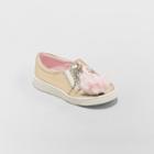 Toddler Girls' Isolde Swan Slip On Sneakers - Cat & Jack Gold