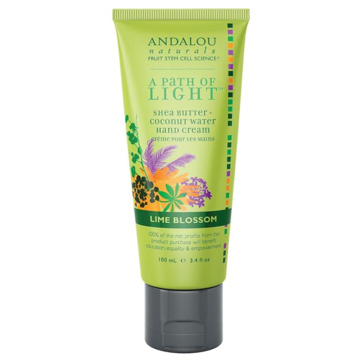 Andalou Naturals A Path Of Light Lime Blossom Hand Cream