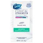 Secret Clinical Strength Sensitive Unscented Soft Solid Antiperspirant & Deodorant