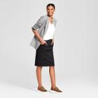 Target Women's Ponte Pencil Skirt - A New Day Black