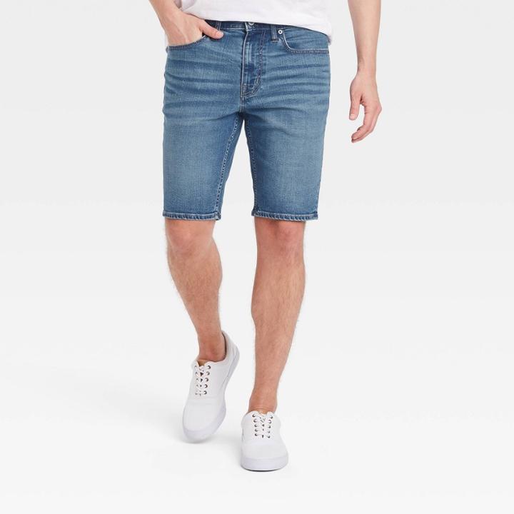 Men's 10.5 Jean Shorts - Goodfellow & Co Dark Blue