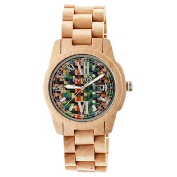 Earth Wood Goods Earth Men's Wristwatch - Khaki