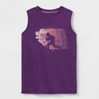 Boys' Sleeveless Football Graphic T-shirt - All In Motion Grape Purple