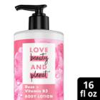 Love Beauty And Planet Petal Soft Rose And Vitamin B3 Pump Body Lotion