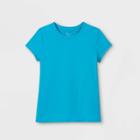 Girls' Short Sleeve T-shirt - All In Motion Turquoise