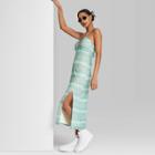 Women's Crochet Slip Dress - Wild Fable Aqua Blue