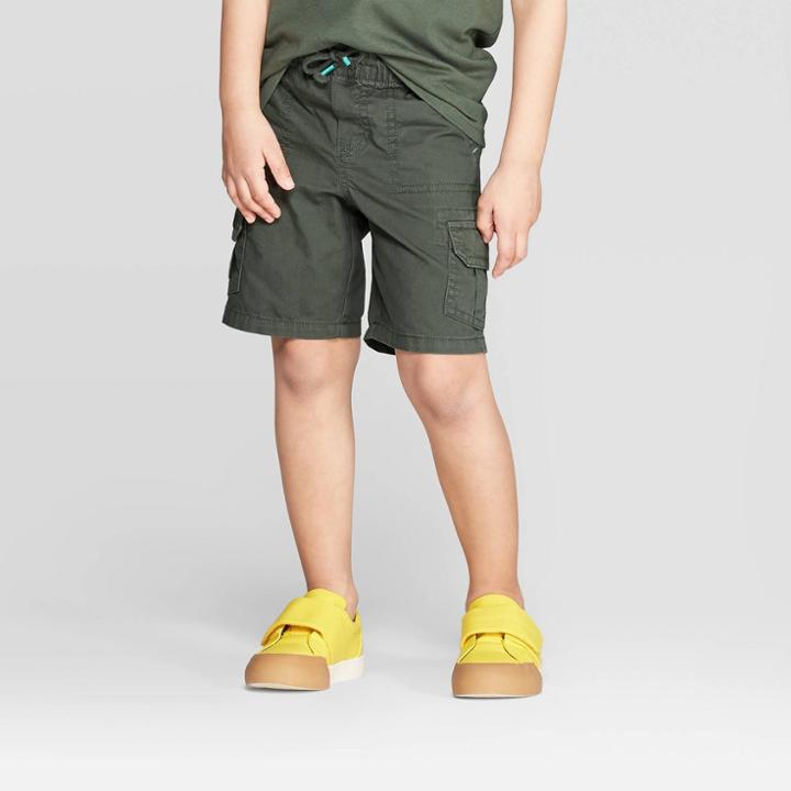 Toddler Boys' Cargo Shorts - Cat & Jack Fern Shade