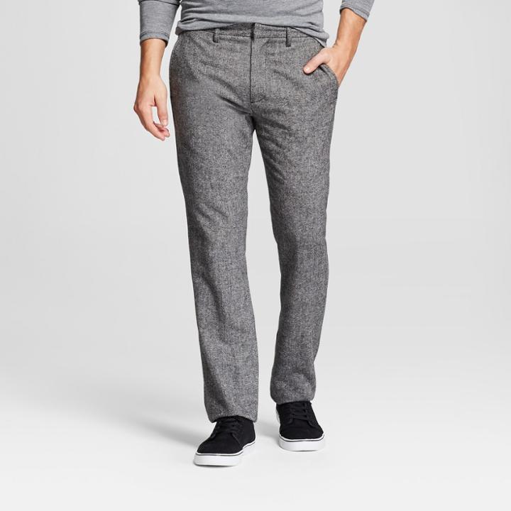 Men's Straight Fit Trousers - Goodfellow & Co Gray