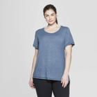 Women's Plus Size Short Sleeve Draped T-shirt - C9 Champion Gray Heather 3x, Grey Heather