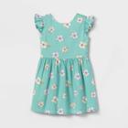 Oshkosh B'gosh Toddler Girls' Short Sleeve Floral Dress - Green