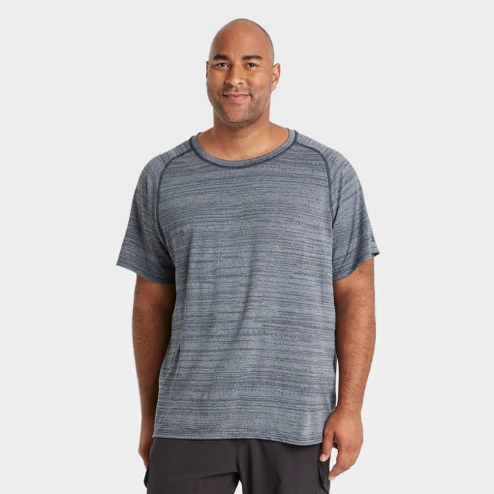 Men's Big & Tall Yoga T-shirt - All In Motion Navy