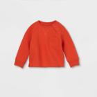 Baby Knit Pullover Sweatshirt - Cat & Jack Orange