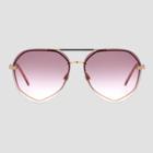Women's Tear Drop Aviator Sunglasses - Universal Thread Pink
