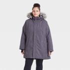 All In Motion Women's Plus Size Faux Fur Parka Jacket - All In