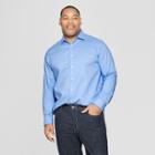 Men's Tall Standard Fit Long Sleeve Button-down Shirt - Goodfellow & Co Bicycle Blue