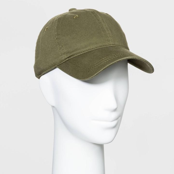 Women's Baseball Hats - Universal Thread Olive One Size, Women's, Green