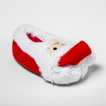 Toddler Holiday Santa Bootie Slippers - Wondershop Red 12-18m, Toddler Unisex