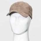 Men's Suede Dapper Baseball Hat - Goodfellow & Co Khaki, Green