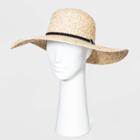 Women's Straw Boater Hats - Universal Thread Natural One Size, Women's, Yellow