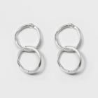 Thin Double Ring Earrings - A New Day