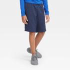 Boys' French Terry Shorts - All In Motion Navy Heather Xs, Boy's, Blue Grey