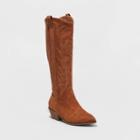 Women's Sadie Western Boots - Universal Thread Cognac