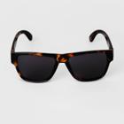Men's Tortoise Shell Square Sunglasses - Goodfellow & Co Brown