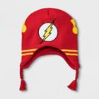 Boys' Dc Comics Flash Cold Weather Hat - Red