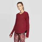 Women's Training Long Sleeve Draped T-shirt - C9 Champion Berry M, Women's, Size: