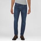 Dickies Men's Slim Fit 5-pocket Jean Medium Indigo 38x32, Denim Blue