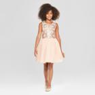 Plus Size Girls' Sequin Top And Tulle Skirt Dressy Dress - Cat & Jack Pink Xxl Plus, Brown Pink