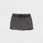 Women's Mid-rise French Terry Shorts 5 - All In Motion Black