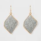 Target Women's Hanging Earrings With Glitter Paper Discs - Gold/silver