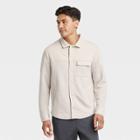 Men's Quilted Shirt Jacket - All In Motion Stone Heather