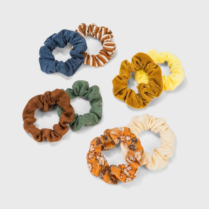 Hair Twister Set 8pc - Wild Fable Multicolor Earth Tones