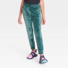 Girls' Velour Joggers - All In Motion Green