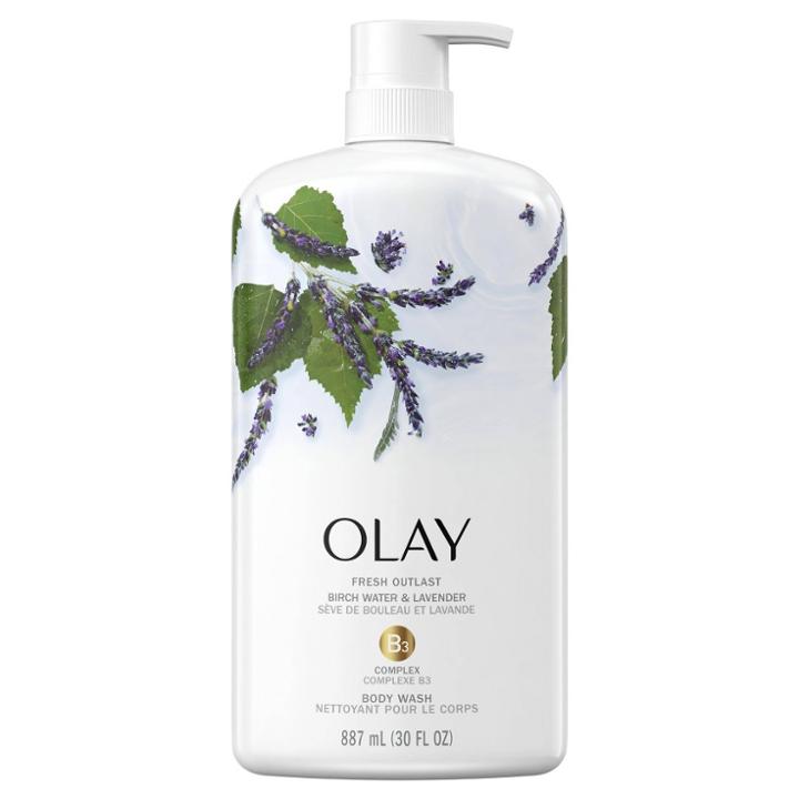 Olay Fresh Outlast Body Wash Birch Water & Lavender