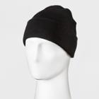 Men's Knit Cuff Hat Beanies - Goodfellow & Co Black One Size, Ebnoy