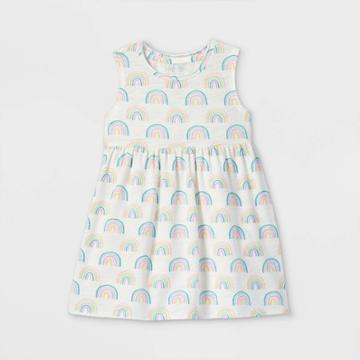 Grayson Mini Toddler Girls' Tank Dress - White