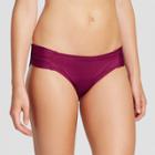 Mossimo Women's Tabside Hipster Bikini Bottom - Deep Red -