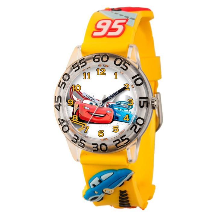 Kid's Disney Cars Watch - Yellow, Men's,