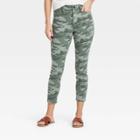 Women's High-rise Skinny Cropped Jeans - Universal Thread Camo